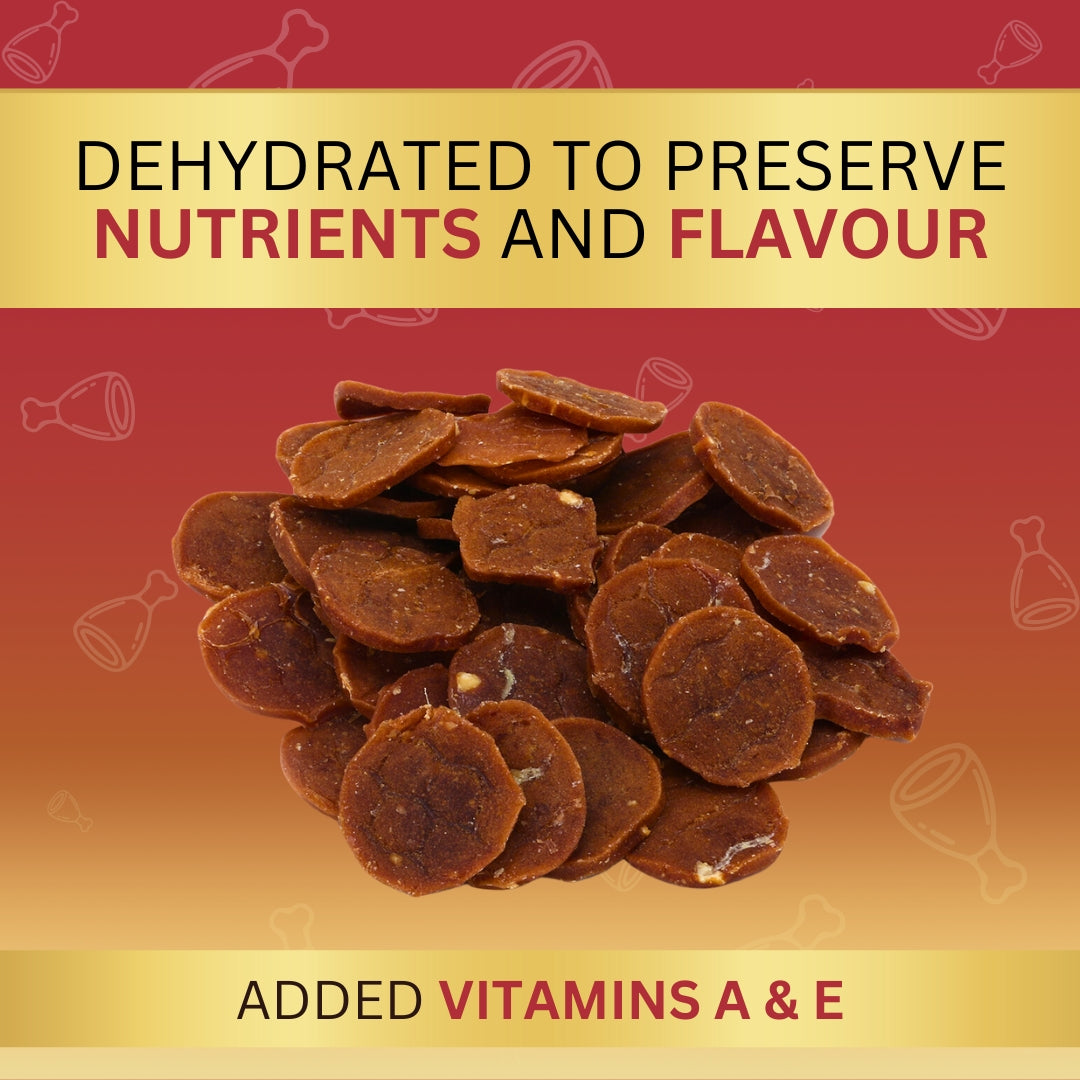 Basil Temptations Cheesy Chicken Rings Dog Treats