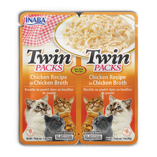 Inaba Twin Pack Chicken Recipe In Chicken Broth Cat Treat