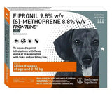 Boehringer Ingelheim: Frontline Plus Spot-On Flea & Tick Treatment For Small Dogs (2-10 kgs)  Small Dogs - 3 Pipettes
