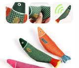 Smarty Pet Catnip Plush Design Fish With Phoenix Tail Toy