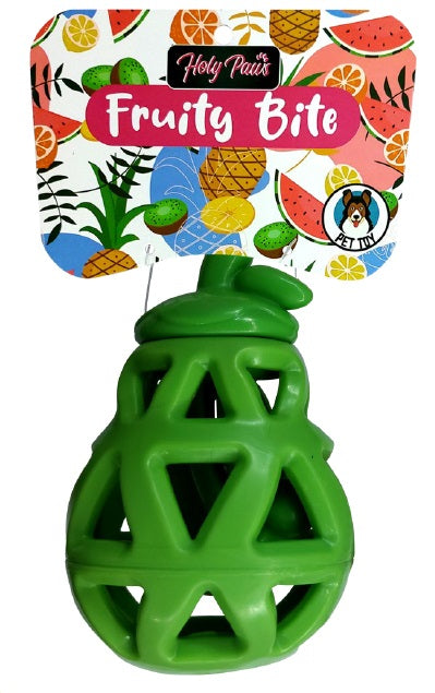Holy Paws Fruity Bite Dog Treat Dispenser Chew Toy