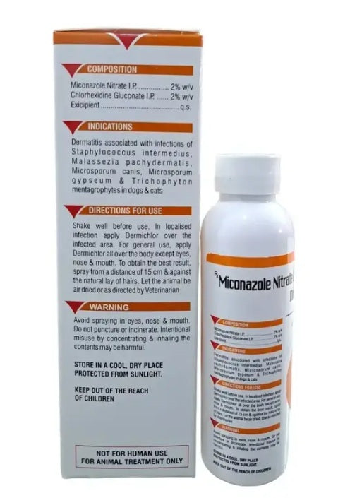 Vetoquinol Dermichlor Medicated Topical Spray