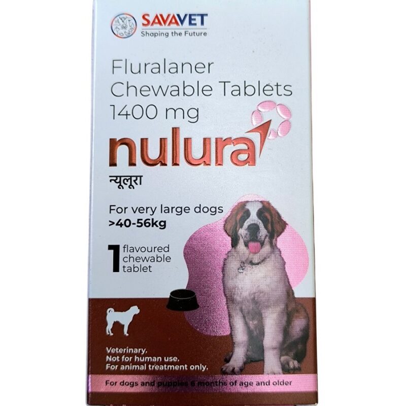 Savavet Nulura Chewable 1400mg Tablets For Very Large Dogs (40 - 56KG)