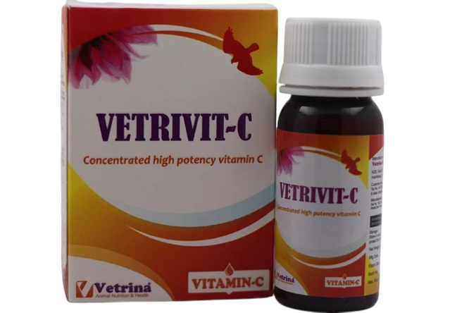 Vetrina VETRIVIT-C Drops for Birds – High Potency Vitamin C Supplement