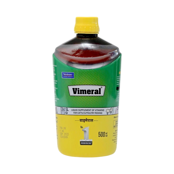 Virbac : Vimeral – Liquid Vitamin Supplement for Cattle & Poultry Feeding