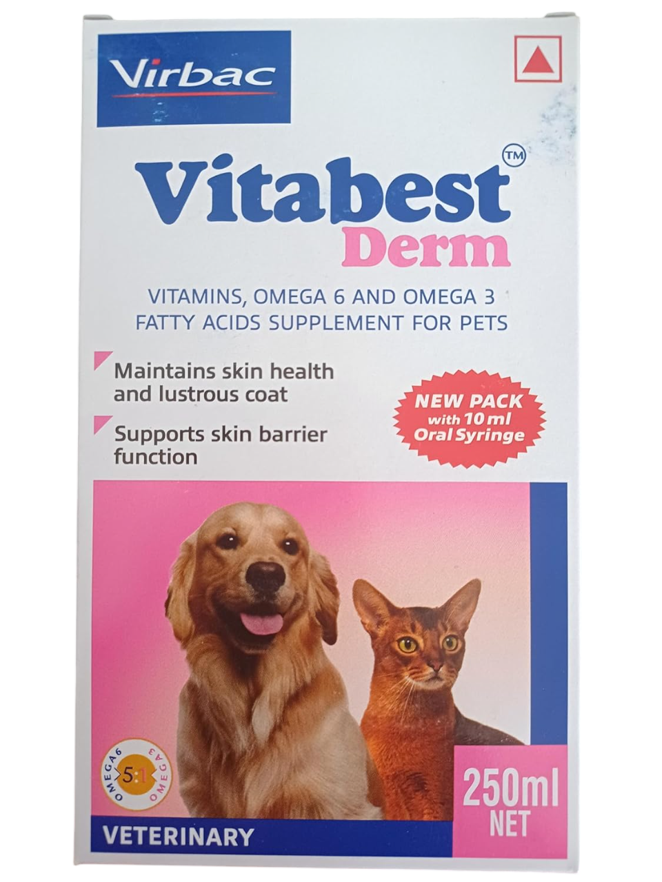 Virbac :Vitabest Derm – Skin & Coat Supplement for Pets