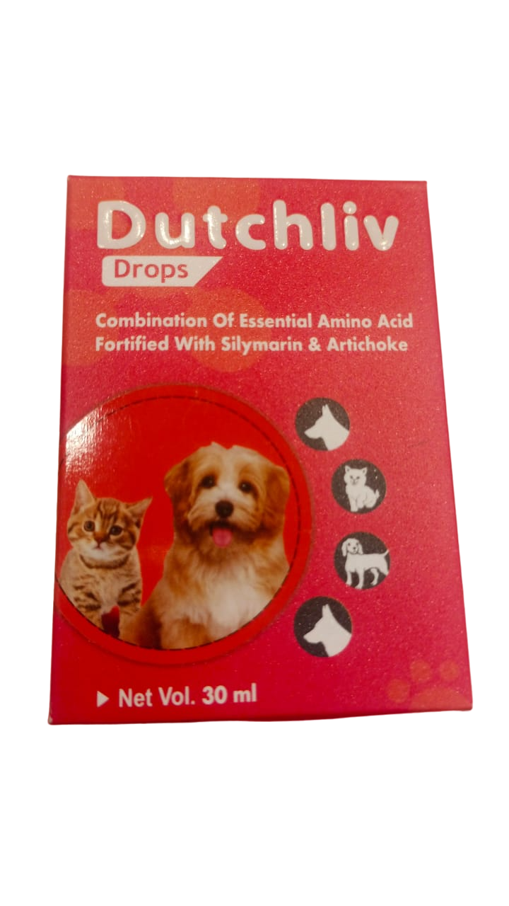 Aminorich Dutchliv Drops - essential amino acid supplement for dogs & cats