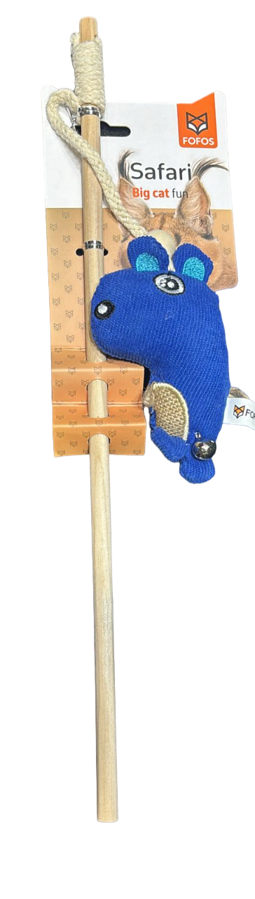 Fofos Beaver Wand Cat Toy