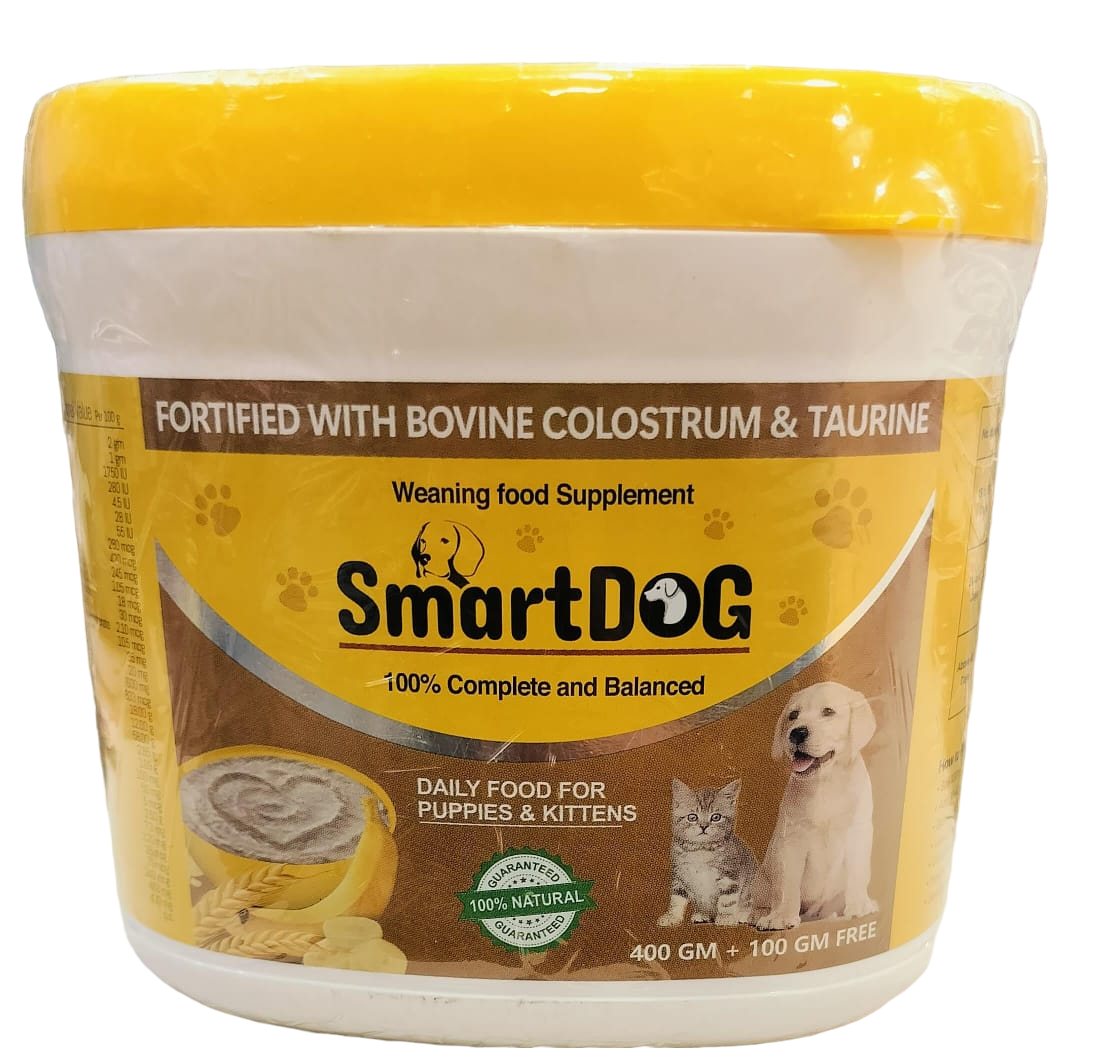 Canicon SmartDog Weaning Food Supplement For Puppies & Kitten (400 g + 100 g Free)