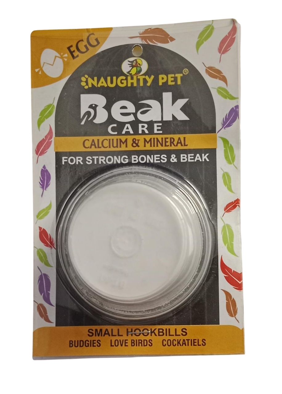 Naughty Pet Beak Care Calcium & Mineral Block – Small Hookbills