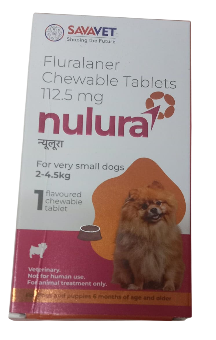 Savavet Nulura Chewable 112.5mg Tablets For Very Small Dogs (2 - 4.5KG)