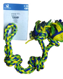 Pets Empire Natural Rope 2 Double  & 2 Single Knots Toy For Dogs