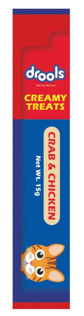 Drools : Creamy Cat Treats – Crab & Chicken