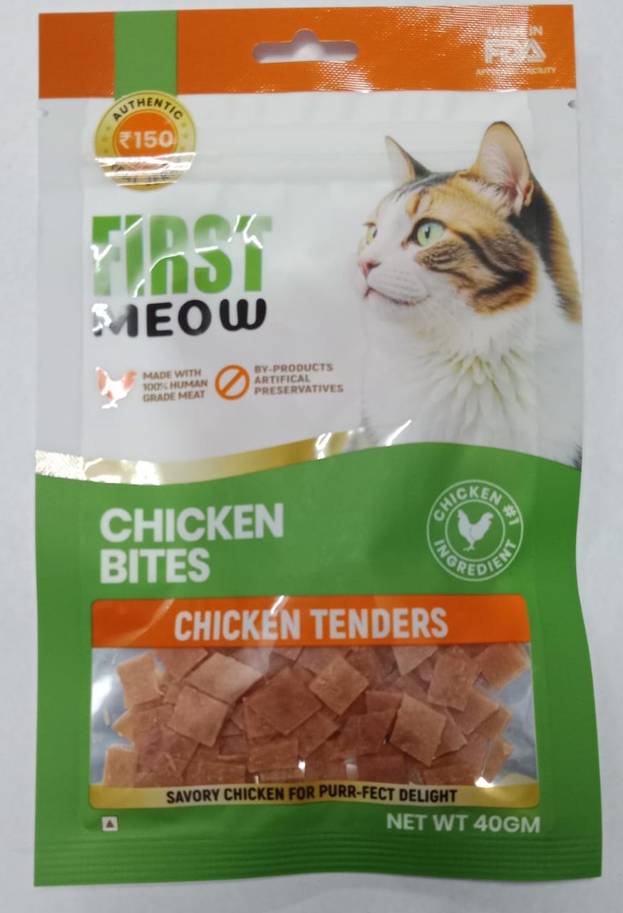 First Meow Treats For Cats - Chicken Bites