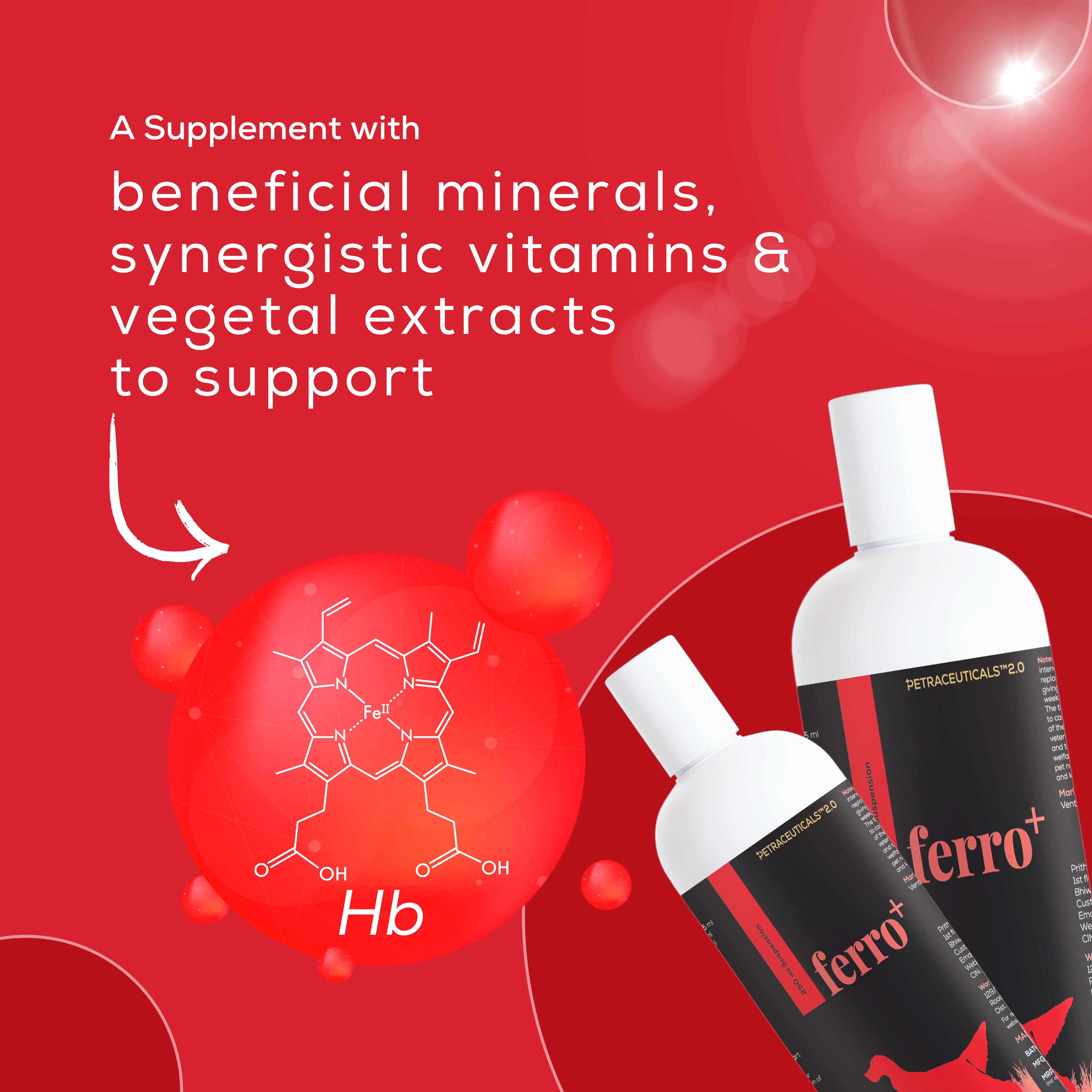 Venttura Ferro+ Syrup – Blood Booster for Pets