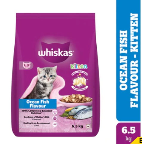 Whiskas Kitten Ocean Fish Flavour Cat Dry Food