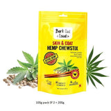 Vivaldis Bark Out Loud Skin & Coat Hemp Chewstix