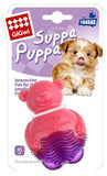 Gigwi Suppa Puppa Squeak Bear Shape Toy - Pink/Purple