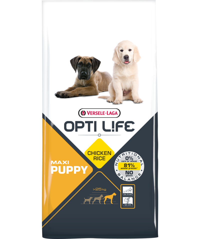 Versele Laga Opti Life Maxi Puppy - Chicken Rice