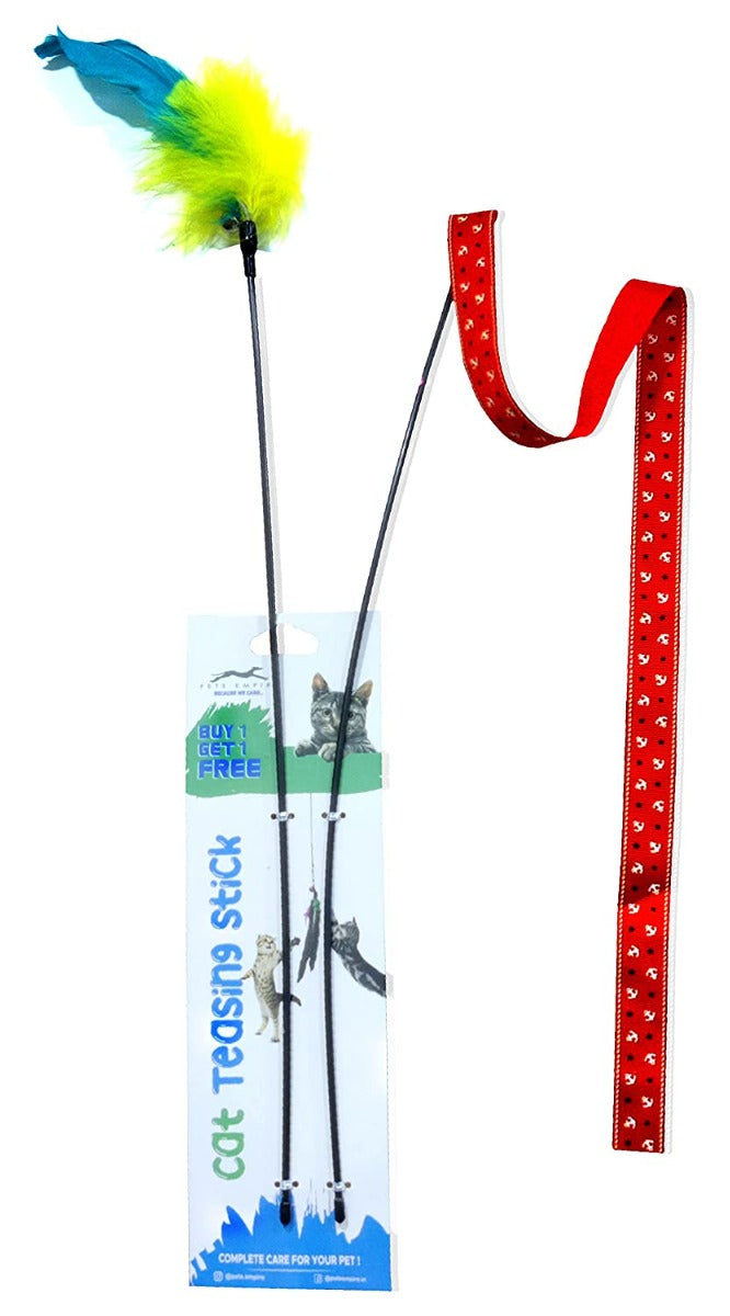 Pets Empire Bells Feather Wand Cat Stick