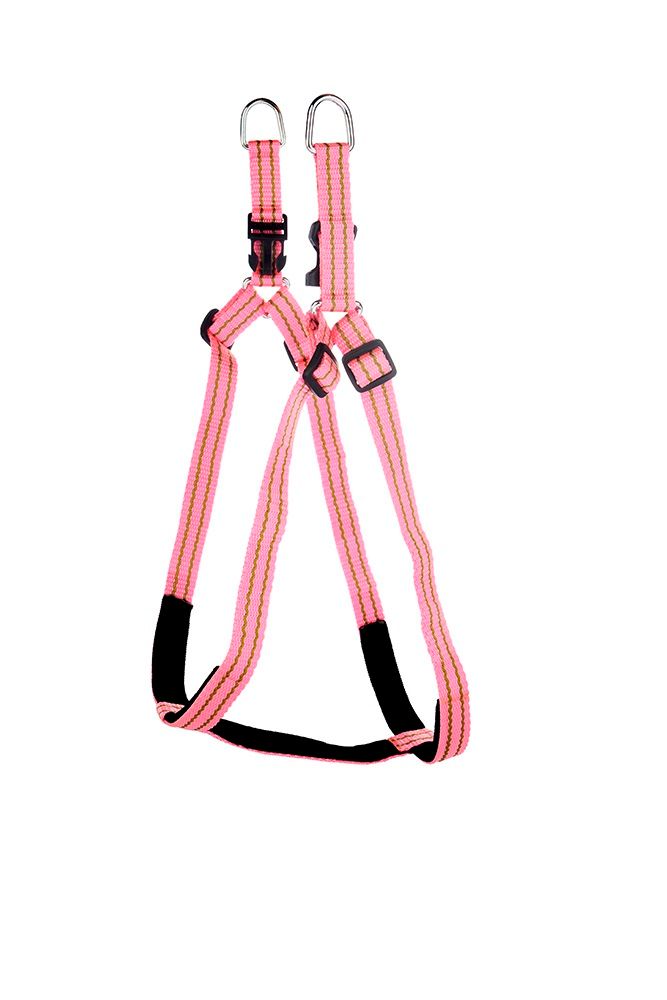 Kennel Padded Nylon Pattern Adjustable Harness (1")