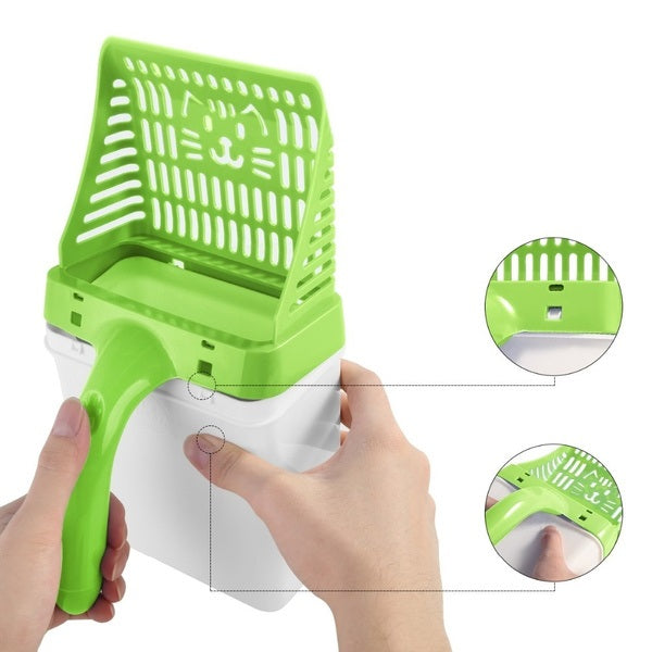 Petropolis 2-in-1 Scoop & Waste Bin for Cats & Dogs