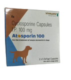 Vivaldis: Atosporin 100mg Capsules (Cyclosporin) – For Dogs