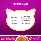 Whiskas Tasty Mix Chicken With Salmon Wakame Seaweed In Gravy Pouch 70 G (Pack Of 12) - Ecom Pack