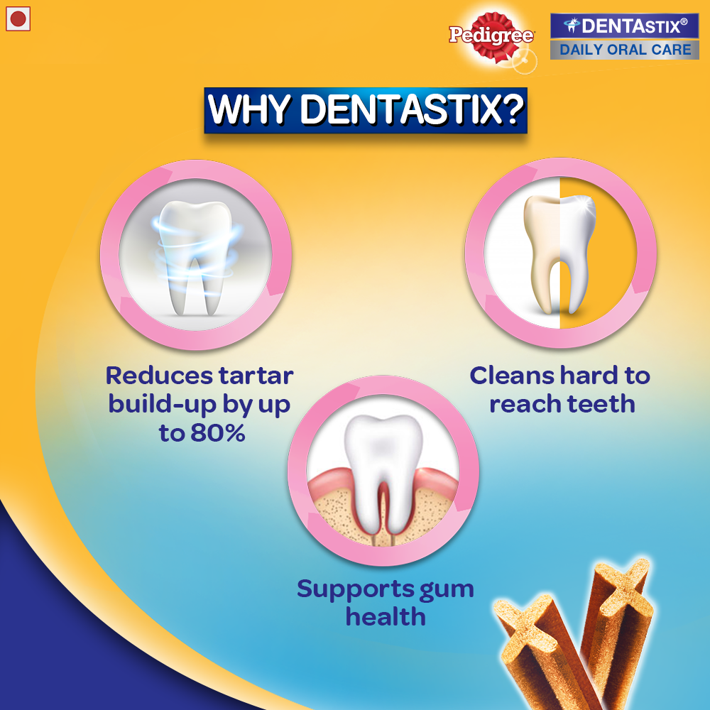 Pedigree DentaStix Daily Oral Care - Medium Dogs 10-25kg (7 Sticks)