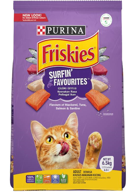 Friskies Surfin Favourities Adult Cat Dry Food