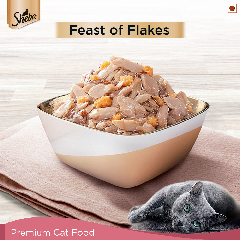 Sheba Skipjack and Salmon Cat Pouch