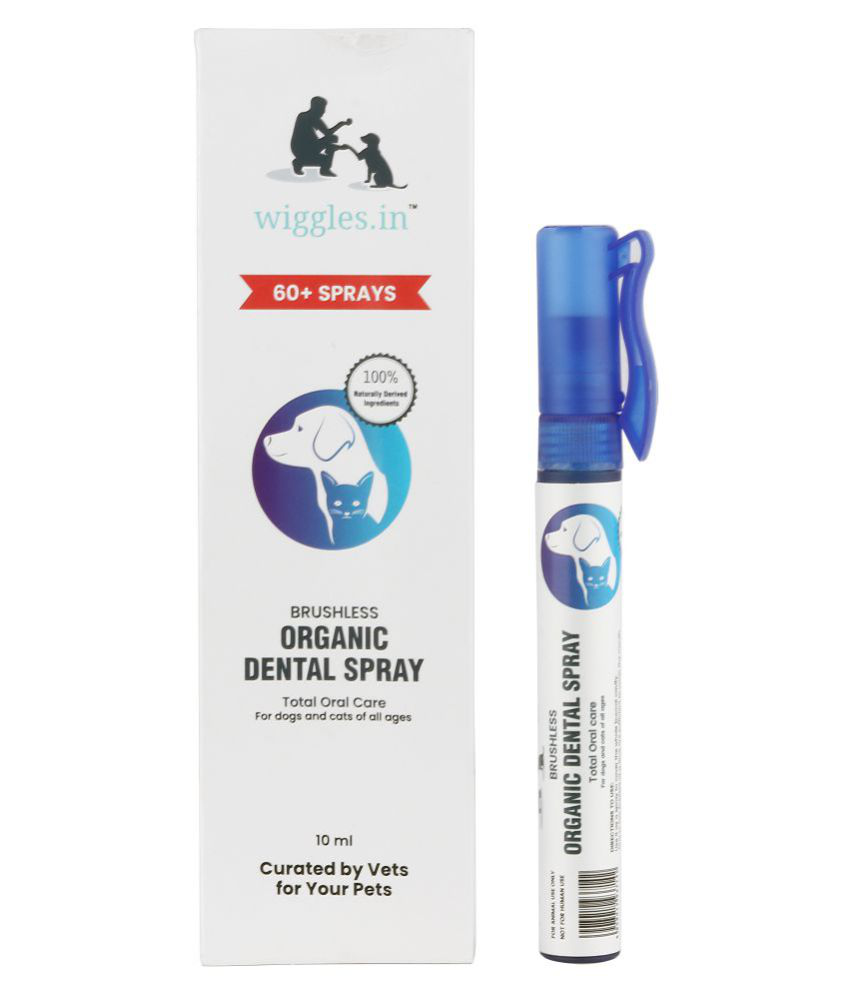 Wiggles Organic Dental Spray  Total Oral Care For Dogs & Cats