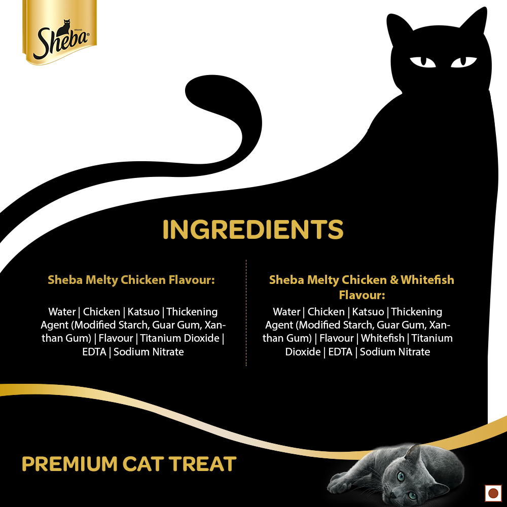 Sheba : Melty Maguro Selection Creamy Cat Treat – Chicken & Whitefish Flavors