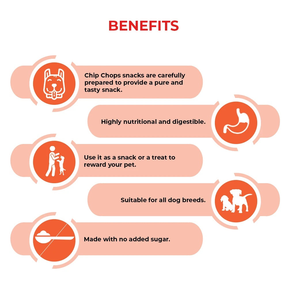 Chip Chops : Sweet Potato Twined with Chicken Dog Treats