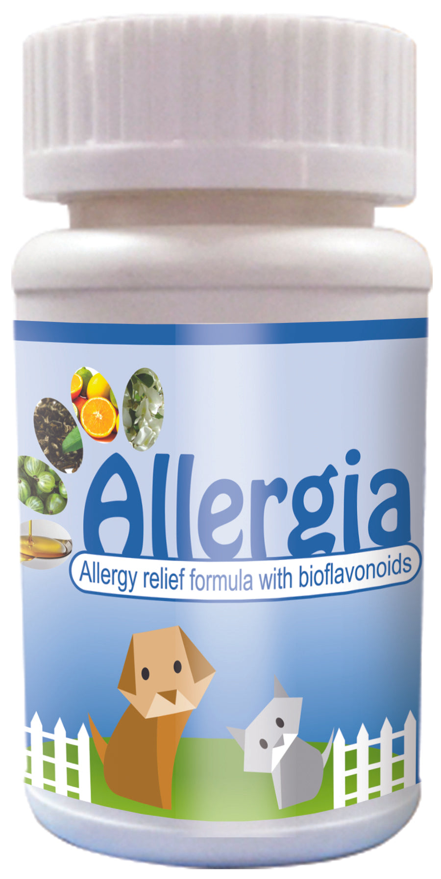 Vetina Allergia Tablets – Allergy Relief Supplement for Dogs & Cats