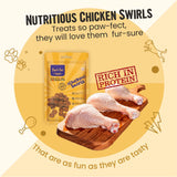 Vivaldis Bark Out Loud Chicken Swirls Treats For Dogs