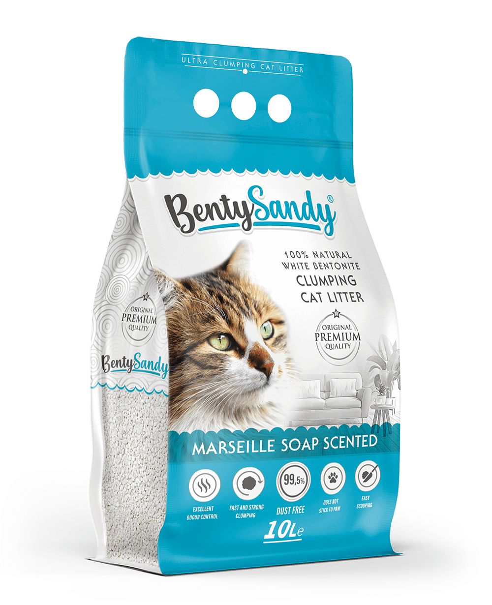 Benty Sandy Clumping Cat Litter – Marseille Soap Scent