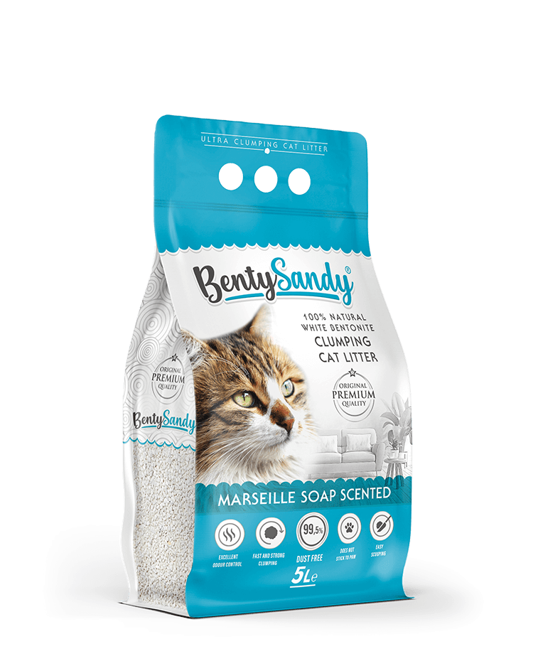 Benty Sandy Clumping Cat Litter – Marseille Soap Scent