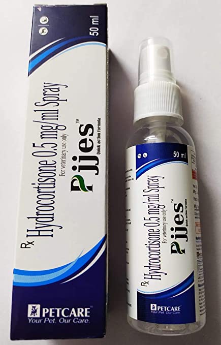 PETCARE Pijes Hydrocortisone 0.5 mg/ml Spray for Dogs & Cats