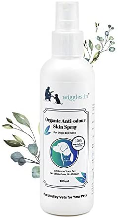 Wiggles Organic Anti - Odour Skin Spray For Dogs & Cats