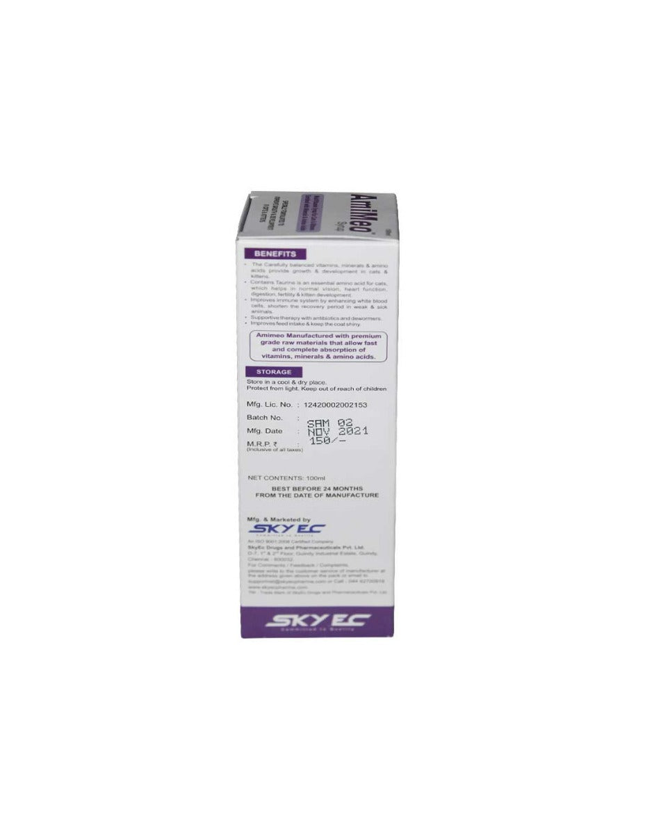 Skyec Amimeo Multivitamin Syrup for Cats & Kittens