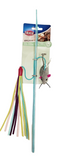 Trixie Plastic/ Fleece/ Plush 2 Sided Playing Rod