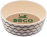 Beco Pets Bamboo Printed Save The Waves Dog Bowl