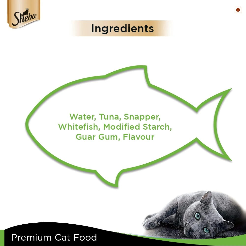 Sheba Tuna & Snapper In Gravy Tin