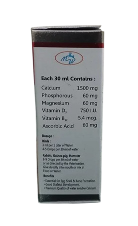 May & Win CALCWIN Syrup – Premium Calcium Supplement for Birds & Small Pets