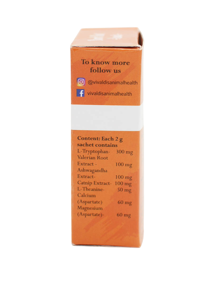 Vivaldis Bark Out Loud Calming & Anti-Anxiety Supplement 5 Sachet For Dogs