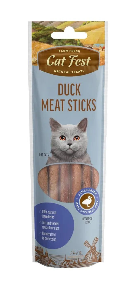 Cat Fest : Farm Fresh Duck Meat Sticks Natural Cat Treats