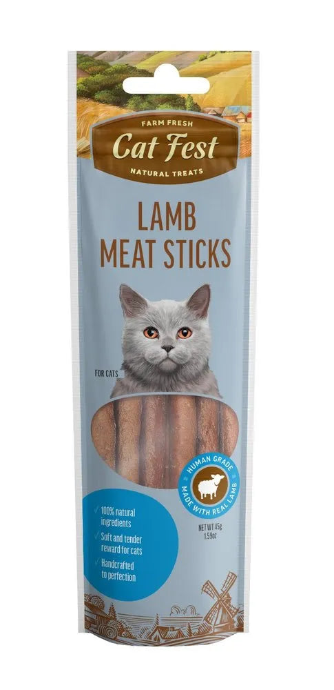 Cat Fest : Farm Fresh Lamb Meat Sticks Natural Cat Treats