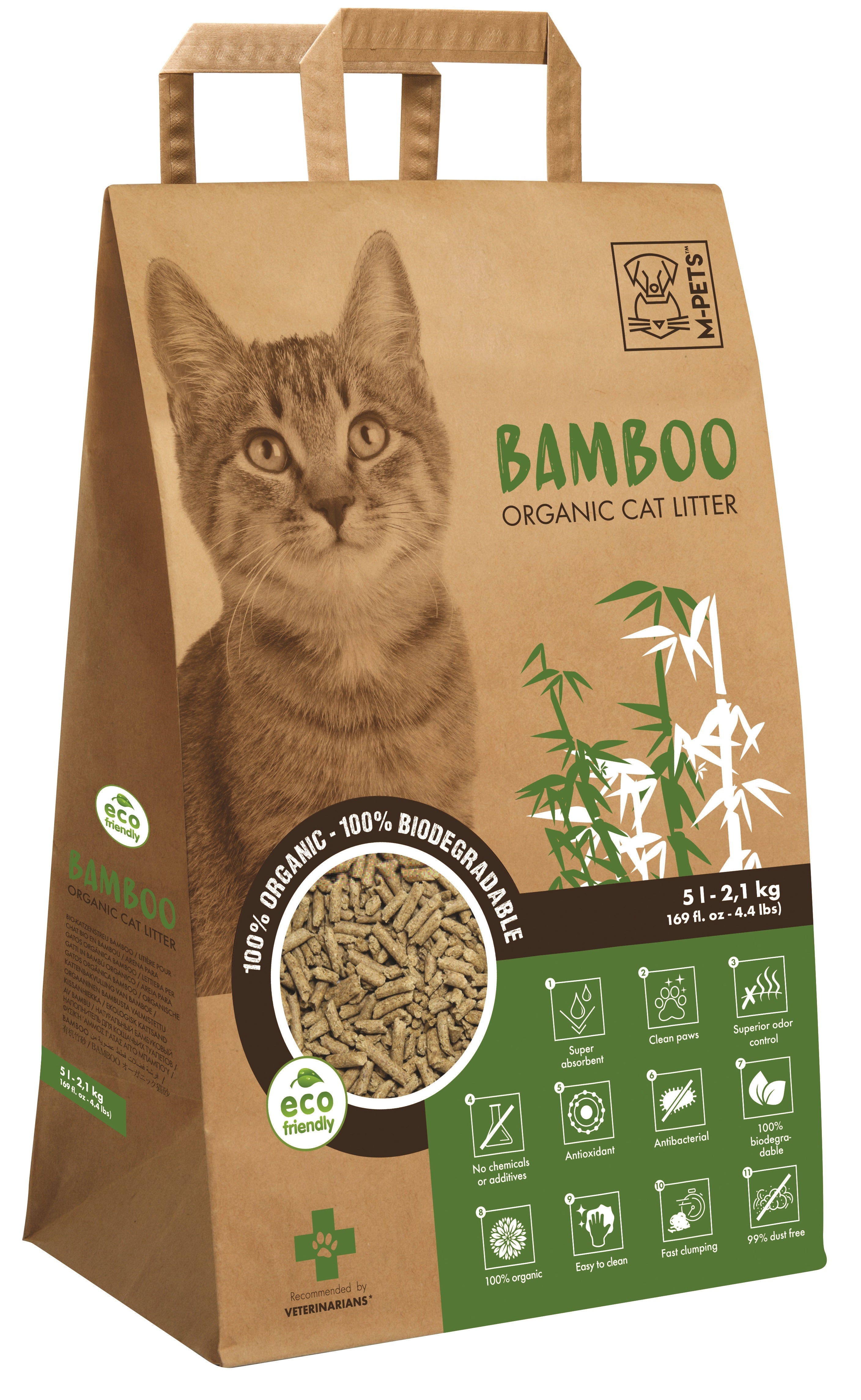 M-Pets Bamboo Organic Cat Litter