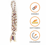 Fofos Flossy Braided Rope Dog Toy